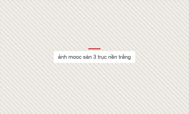 ảnh mooc sàn 3 trục nền trắng