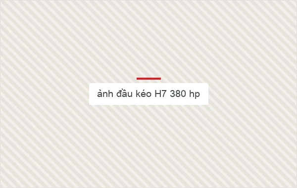 ảnh đầu kéo H7 380 hp