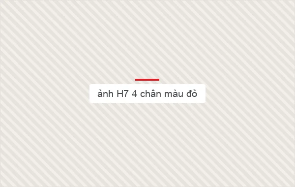 ảnh H7 4 chân màu đỏ