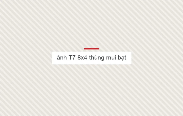 ảnh T7 8x4 thùng mui bạt